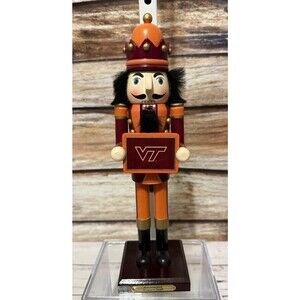 Nutcracker Wooden Virginia Tech 14" Tall By The Memory Company 2007